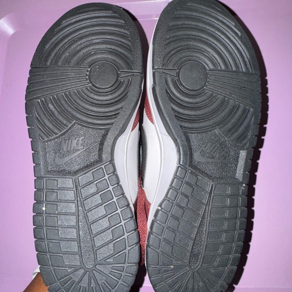 Nike Burgundy and White Dunks - Picture 5 of 6